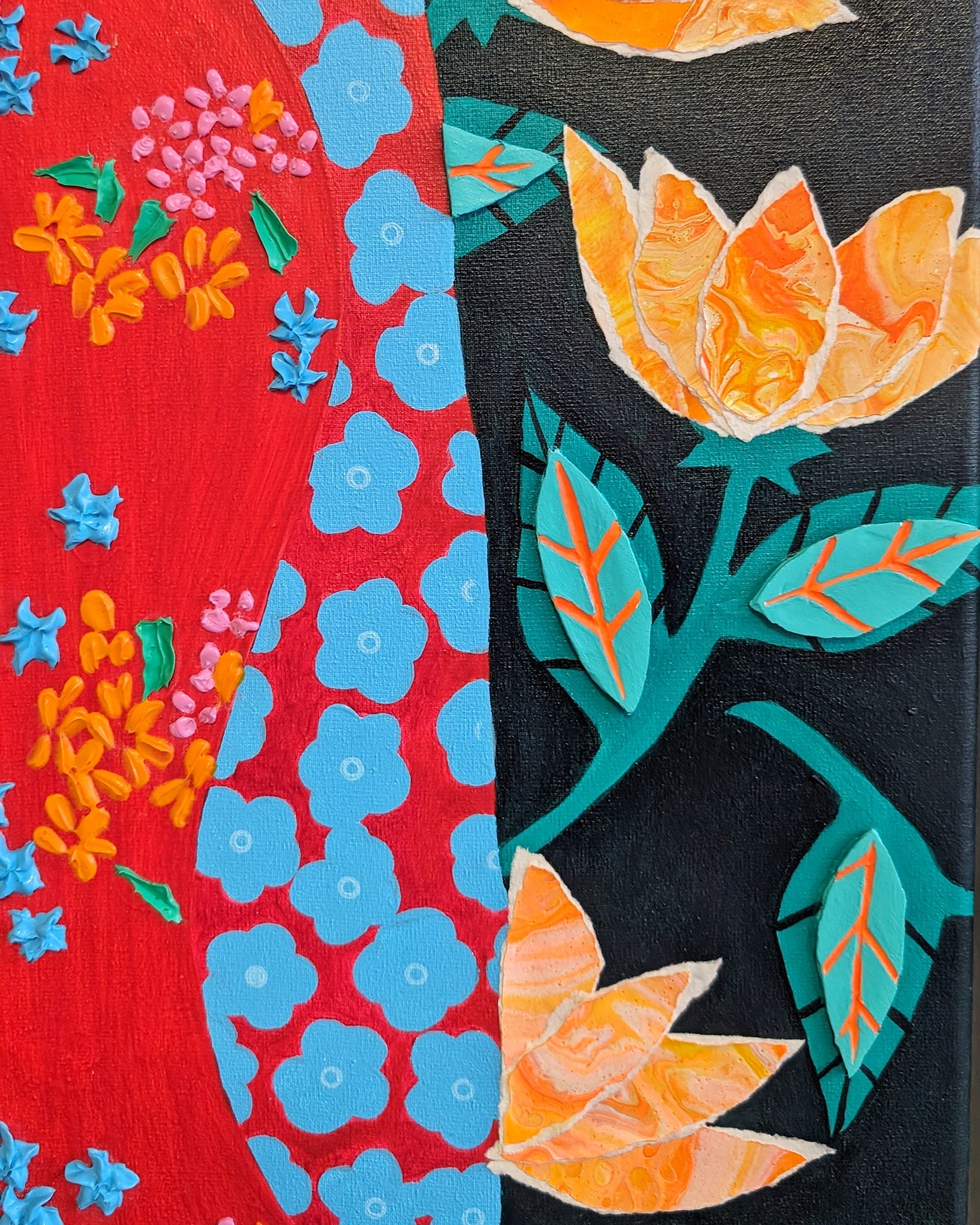 Floral Mystique: Maiden of the Tropical Veil