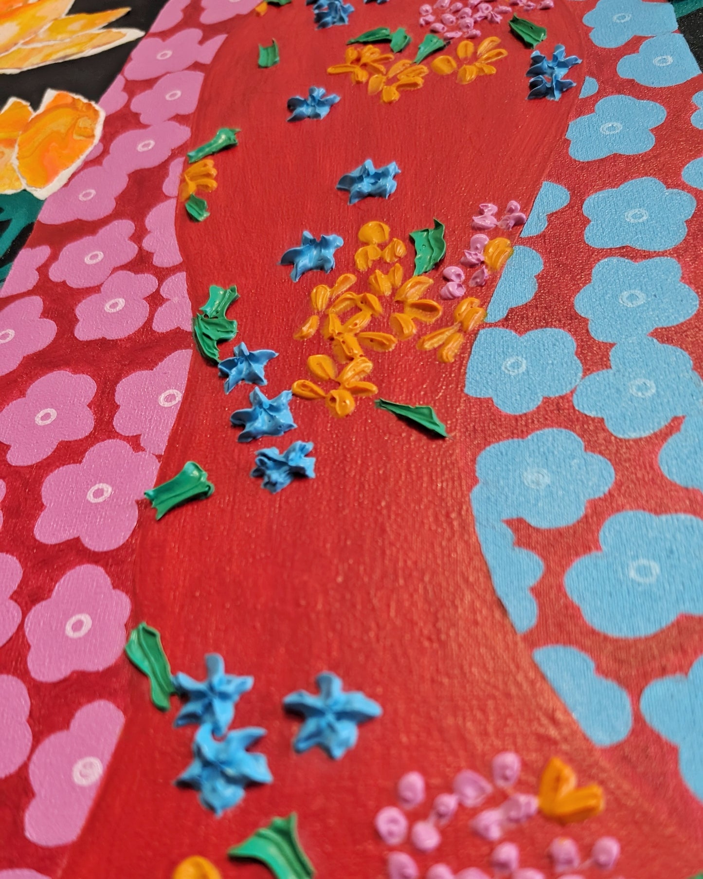 Floral Mystique: Maiden of the Tropical Veil